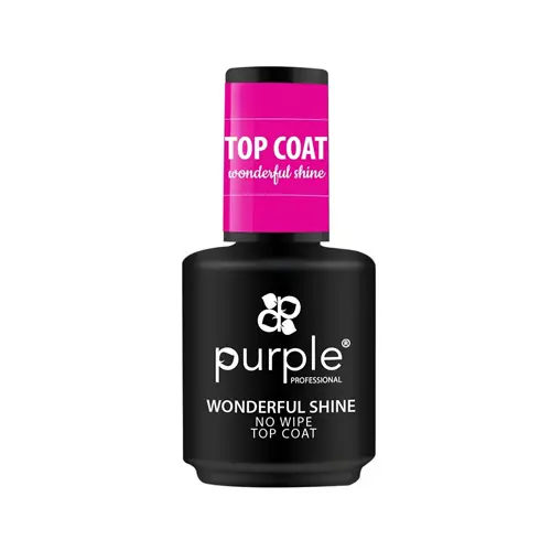Top Coat Wonderful Shine Purple 15ml